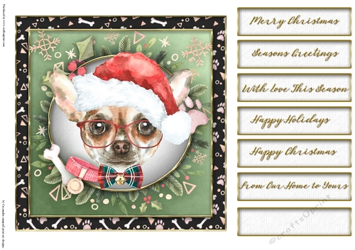 Christmas dogs  quick card collection