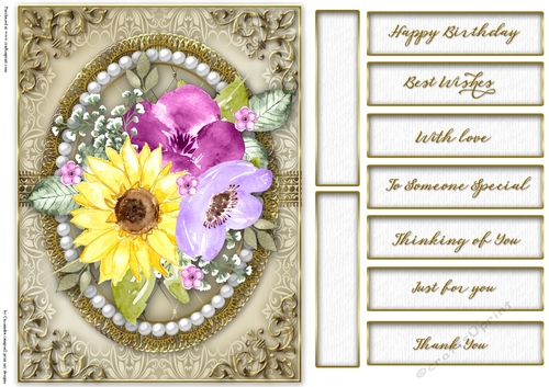 Floral card for many occasions