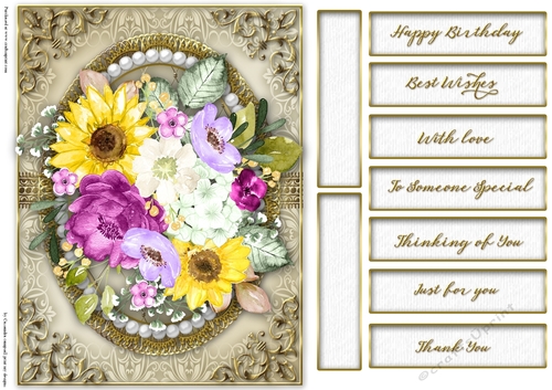 Floral card for many occasions