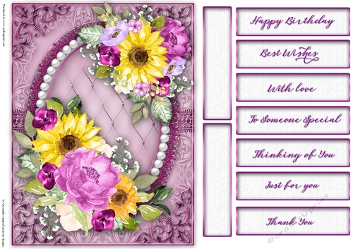 Floral card for many occasions