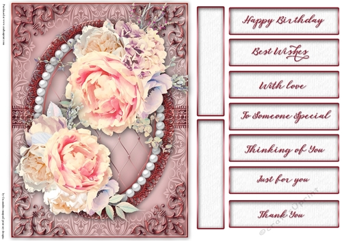 Floral card for many occasions