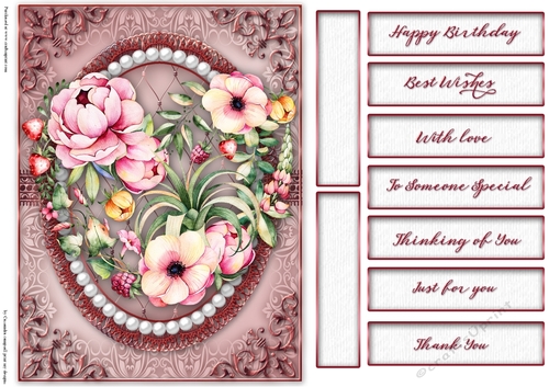 Floral card for many occasions
