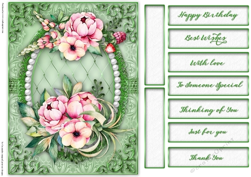 Floral card for many occasions