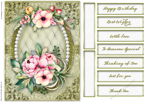 Floral card for many occasions