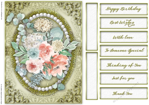 Floral card for many occasions
