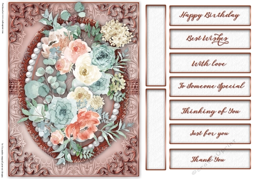 Floral card for many occasions