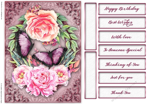 Floral card for many occasions