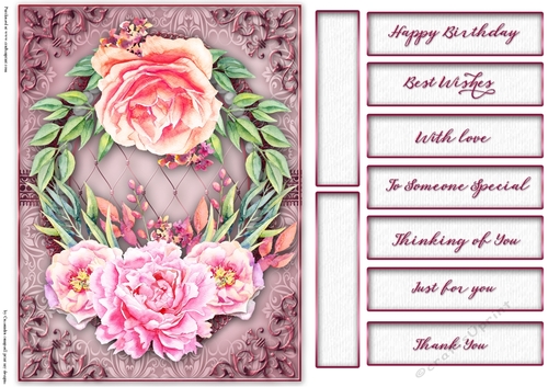 Floral card for many occasions