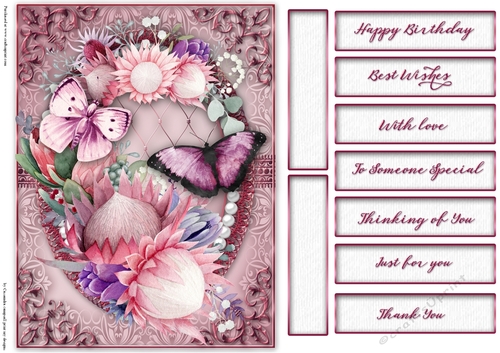 Floral card for many occasions