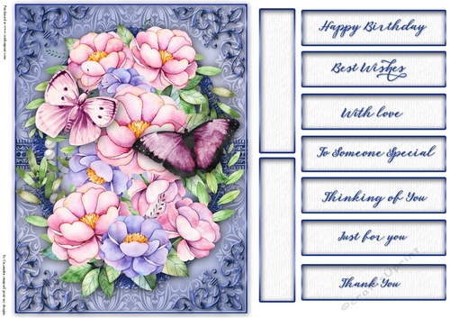 Floral card for many occasions