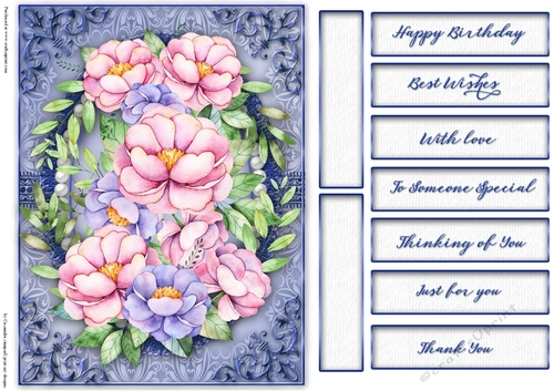 Floral card for many occasions