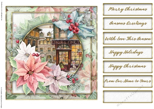 Merry Christmas quick card selection