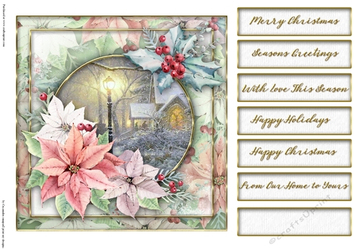 Merry Christmas quick card selection