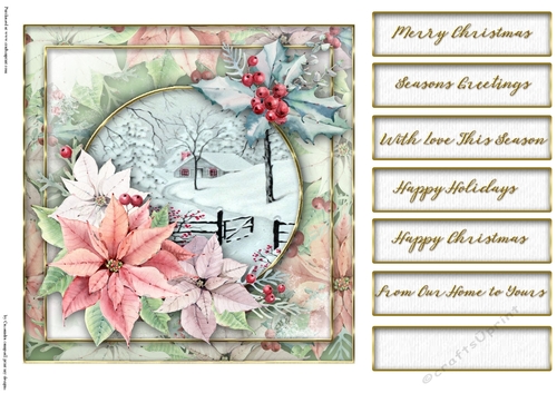 Merry Christmas quick card selection