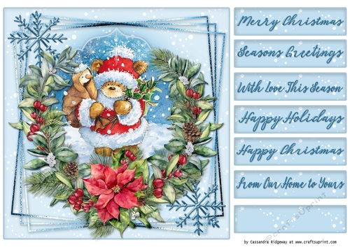Christmas quick card selection