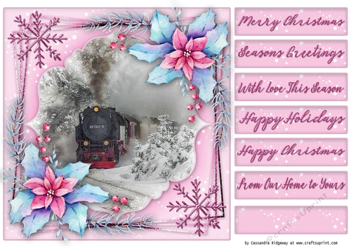 Christmas quick card selection