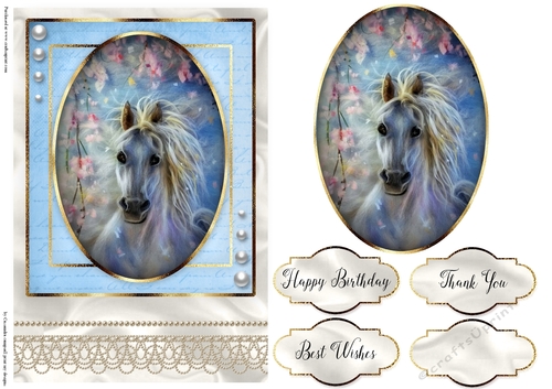 Happy Birthday Floral card