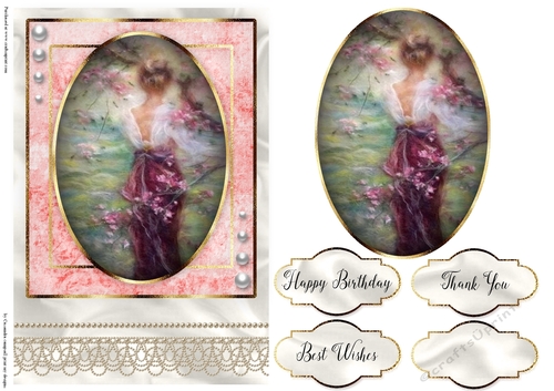 Happy Birthday Floral card