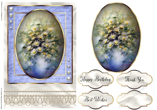 Happy Birthday Floral card