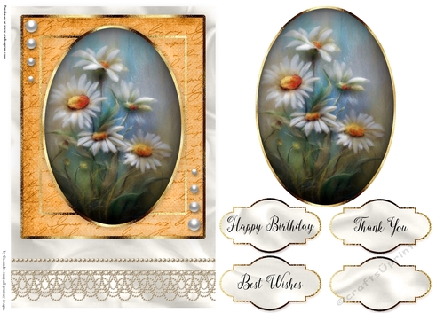Happy Birthday Floral card