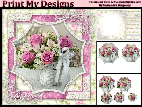 Happy Birthday thank you with love mini kit