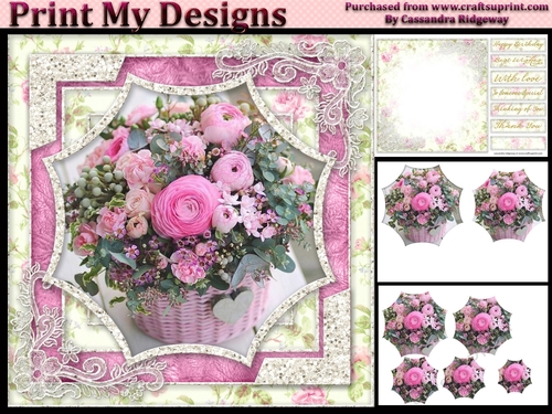 Happy Birthday thank you with love mini kit
