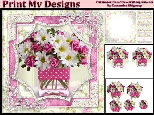 Happy Birthday thank you with love mini kit