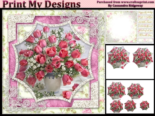 Happy Birthday thank you with love mini kit