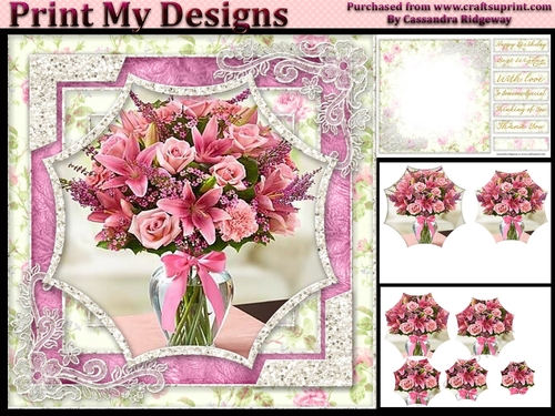 Happy Birthday thank you with love mini kit