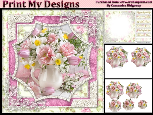 Happy Birthday thank you with love mini kit