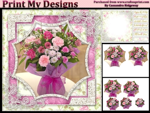 Happy Birthday thank you with love mini kit