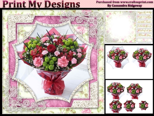 Happy Birthday thank you with love mini kit