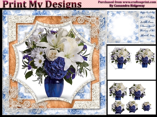 Happy Birthday thank you with love mini kit