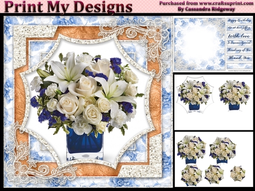 Happy Birthday thank you with love mini kit