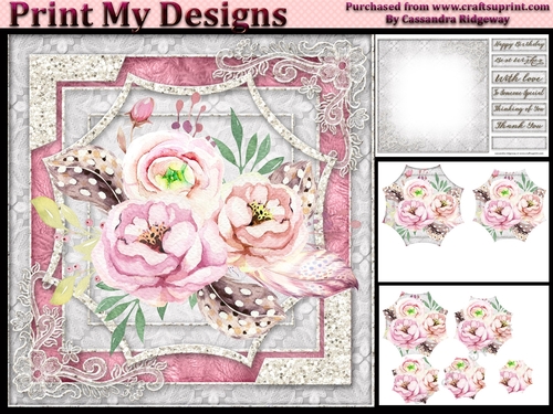 Happy Birthday thank you with love mini kit