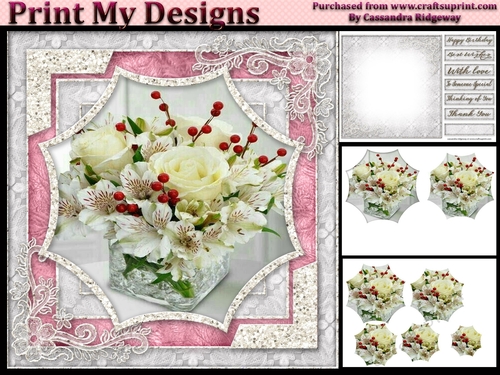 Happy Birthday thank you with love mini kit