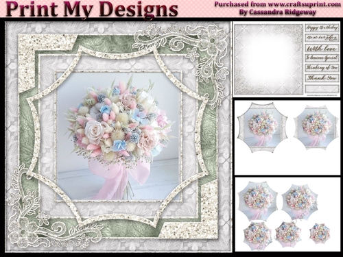 Happy Birthday thank you with love mini kit