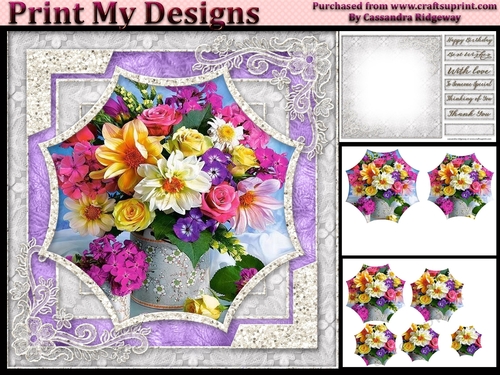 Happy Birthday thank you with love mini kit