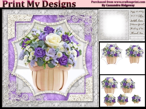 Happy Birthday thank you with love mini kit