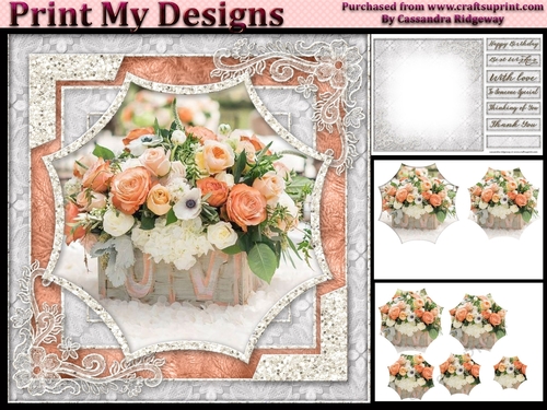 Happy Birthday thank you with love mini kit
