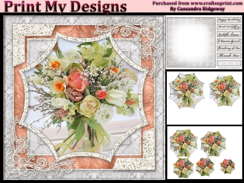 Happy Birthday thank you with love mini kit