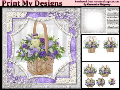 Happy Birthday thank you with love mini kit