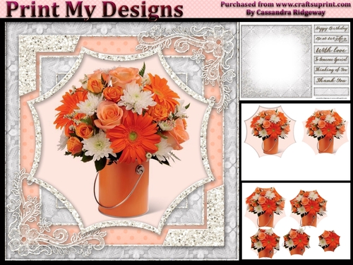 Happy Birthday thank you with love mini kit
