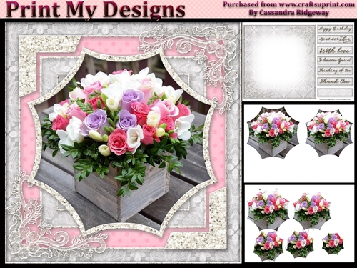 Happy Birthday thank you with love mini kit
