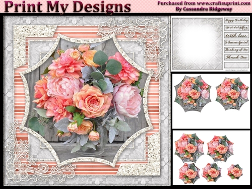 Happy Birthday thank you with love mini kit