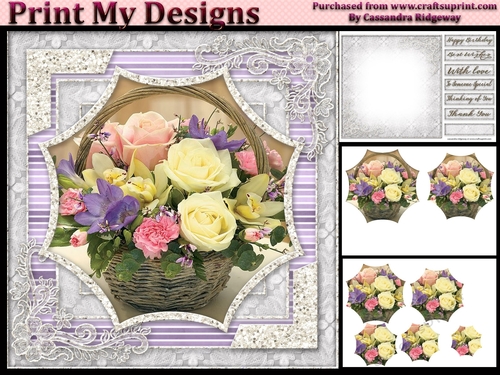 Happy Birthday thank you with love mini kit