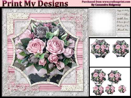 Happy Birthday thank you with love mini kit