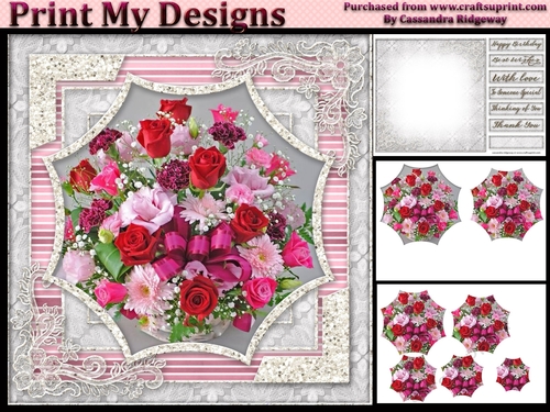 Happy Birthday thank you with love mini kit