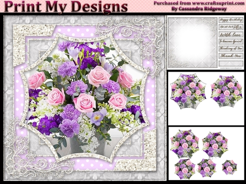 Happy Birthday thank you with love mini kit