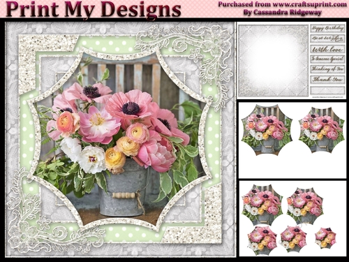 Happy Birthday thank you with love mini kit